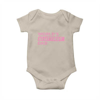 Worlds Sluttiest Dad Baby Onesie Funny Meme Joke