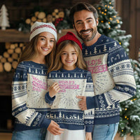 Worlds Sluttiest Dad Knitted Sweatshirt Funny Meme Joke - Wonder Print Shop