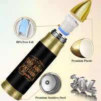 It's Not A Dad Bod It's A Father Figure Bullet Tumbler Fathers Day Funny Retro Vintage