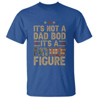 It's Not A Dad Bod It's A Father Figure T Shirt Funny Retro Vintage American Flag