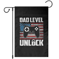 Funny New Dad Garden Flag First Fathers Day Dad Level Unlocked Gaming Gamer - Wonder Print Shop