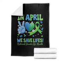 Donate Life Month Throw Blanket In April We Save Lives Organ Donation