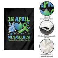 Donate Life Month Garden Flag In April We Save Lives Organ Donation