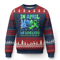 Donate Life Month Ugly Christmas Sweater In April We Save Lives Organ Donation