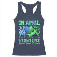 Donate Life Month Racerback Tank Top In April We Save Lives Organ Donation
