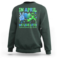 Donate Life Month Sweatshirt In April We Save Lives Organ Donation