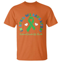 National Donate Life Month T Shirt Green Ribbon Organ Donation In April We Save Lives