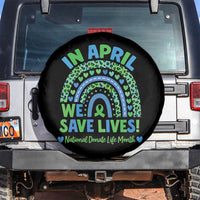 National Donate Life Month Spare Tire Cover In April We Save Lives Organ Donation Support Green Ribbon