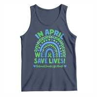 National Donate Life Month Tank Top In April We Save Lives Organ Donation Support Green Ribbon