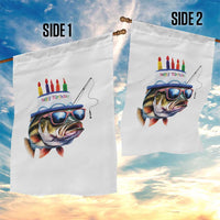 Bass Fishing Birthday Garden Flag Fish Party Theme