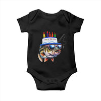 Bass Fishing Birthday Baby Onesie Fish Party Theme