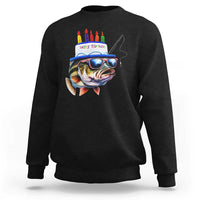 Bass Fishing Birthday Sweatshirt Fish Party Theme