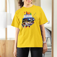 Bass Fishing Birthday T Shirt For Women Fish Party Theme