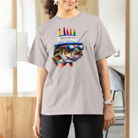 Bass Fishing Birthday T Shirt For Women Fish Party Theme