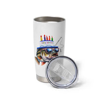 Bass Fishing Birthday Tumbler Cup Fish Party Theme