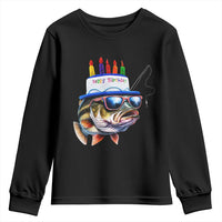 Bass Fishing Birthday Youth Sweatshirt Fish Party Theme