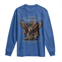 Eagle 250th Anniversary USA Long Sleeve Shirt 250 Years Faith Freedom Legacy One Nation Under God Flag