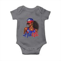 Haitian Girl Baby Onesie Melanin Black Girls Haiti Flag Proud Haitienne