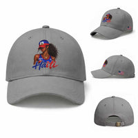 Haitian Girl Baseball Cap Melanin Black Girls Haiti Flag Proud Haitienne