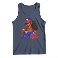 Haitian Girl Tank Top Melanin Black Girls Haiti Flag Proud Haitienne