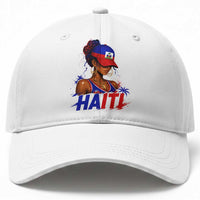 Haitian Princess Baseball Cap Haiti Flag Haitienne Melanin Black Girls