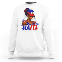 Haitian Princess Sweatshirt Haiti Flag Haitienne Melanin Black Girls