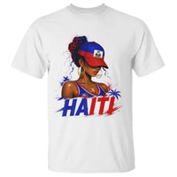 Haitian Princess T Shirt Haiti Flag Haitienne Melanin Black Girls