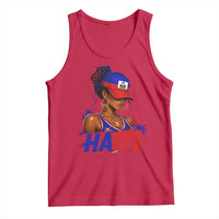 Haitian Princess Tank Top Haiti Flag Haitienne Melanin Black Girls