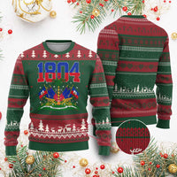 Haitian Revolution 1804 Ugly Christmas Sweater Haiti Flag Independence Day Haitian Graphic