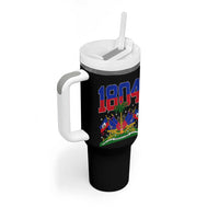 Haitian Revolution 1804 Tumbler With Handle Haiti Flag Independence Day Haitian Graphic