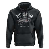Reel Cool Dad Est 2026 Hoodie Trout Fishing Vintage First Time Dad Fathers Day