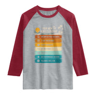 Funny Retirement Gift Raglan Shirt New Benefits Package Retro Retired 2026