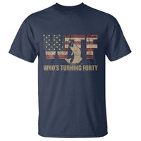 40th Birthday T Shirt Funny WTF Whos Turning Forty Vintage Fishing 40 Year Old Gift