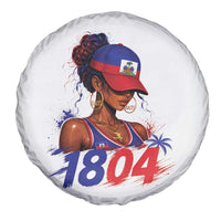 Haitian Revolution 1804 Spare Tire Cover Haiti Flag Independence Day Haitian Girl Graphic