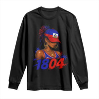 Haitian Revolution 1804 Long Sleeve Shirt Haiti Flag Independence Day Haitian Girl Graphic