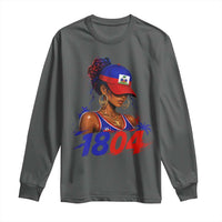 Haitian Revolution 1804 Long Sleeve Shirt Haiti Flag Independence Day Haitian Girl Graphic