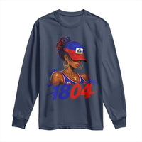 Haitian Revolution 1804 Long Sleeve Shirt Haiti Flag Independence Day Haitian Girl Graphic