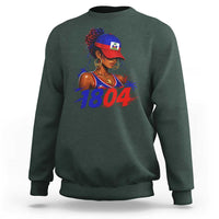 Haitian Revolution 1804 Sweatshirt Haiti Flag Independence Day Haitian Girl Graphic