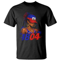 Haitian Revolution 1804 T Shirt Haiti Flag Independence Day Haitian Girl Graphic