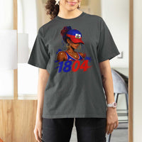 Haitian Revolution 1804 T Shirt For Women Haiti Flag Independence Day Haitian Girl Graphic