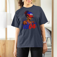 Haitian Revolution 1804 T Shirt For Women Haiti Flag Independence Day Haitian Girl Graphic