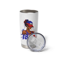 Haitian Revolution 1804 Tumbler Cup Haiti Flag Independence Day Haitian Girl Graphic