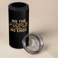 No Kings in USA 4 in 1 Can Cooler Tumbler Vintage Old American Flag We The People - Wonder Print Shop