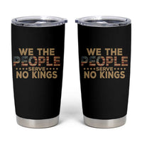 No Kings in USA Tumbler Cup Vintage Old American Flag We The People - Wonder Print Shop