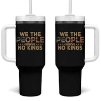 No Kings in USA Tumbler With Handle Vintage Old American Flag We The People - Wonder Print Shop