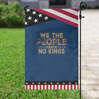 No Kings in USA Garden Flag Vintage Old American Flag We The People