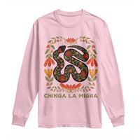 Immigrant Rights Long Sleeve Shirt Chinga La Migra - Wonder Print Shop