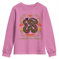 Immigrant Rights Youth Sweatshirt Chinga La Migra - Wonder Print Shop