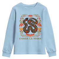 Immigrant Rights Youth Sweatshirt Chinga La Migra - Wonder Print Shop