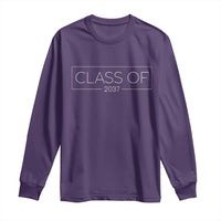 Class Of 2037 Graduation Long Sleeve Shirt Grow With Me First Day of School Graduation Gift - Wonder Print Shop